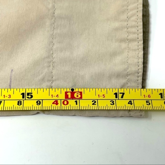 Columbia Beach Board Shorts Water Pants Tan/Green Size Small - Picture 15 of 15